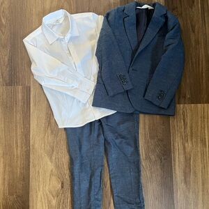 H&M toddler suit with button down shirt
